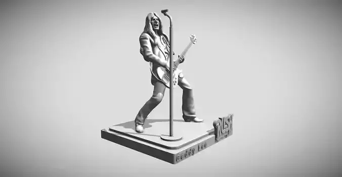 Geddy Lee - Rush 3D printing 3D print model