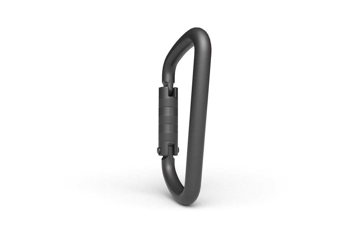 Carabiner Hook 02 Low-poly 3D model_5