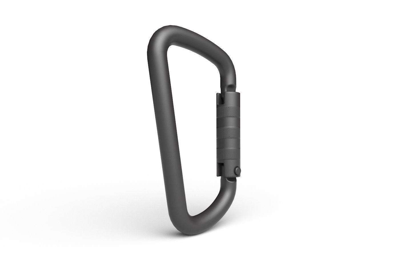 Carabiner Hook 02 Low-poly 3D model_6