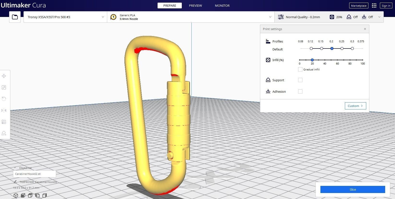 Carabiner Hook 02 Low-poly 3D model_18