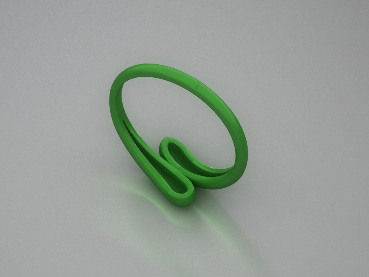 Ring drop 3D print model_5