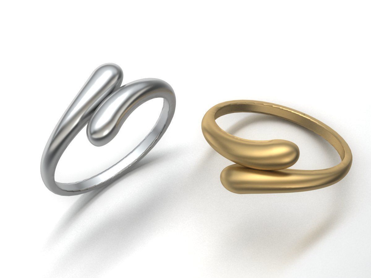 Ring drop 3D print model_1