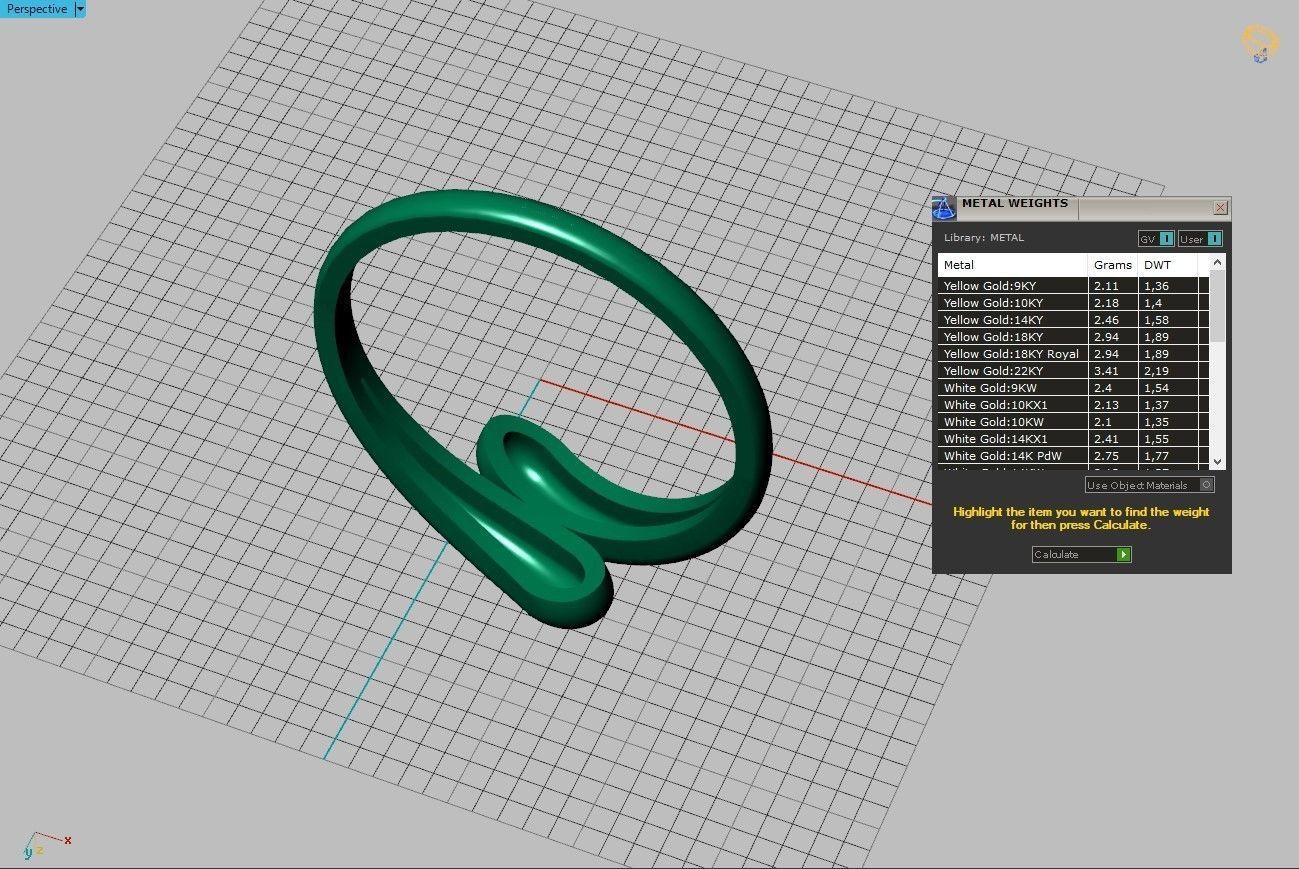 Ring drop 3D print model_6