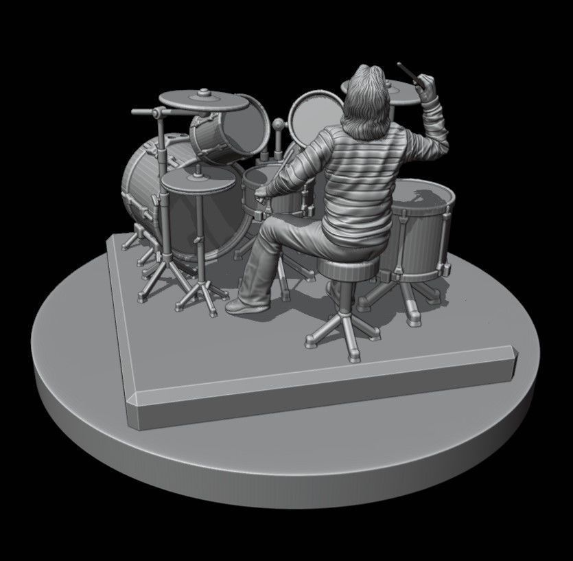 Neil Peart - Rush 3D printing 3D print model_10