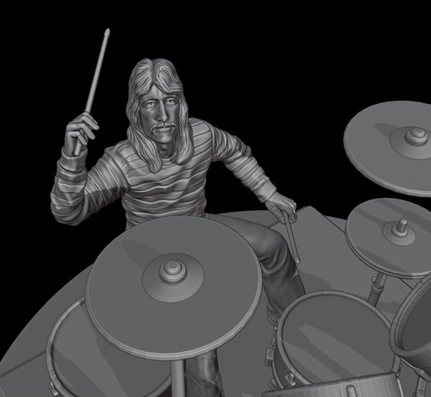 Neil Peart - Rush 3D printing 3D print model_19