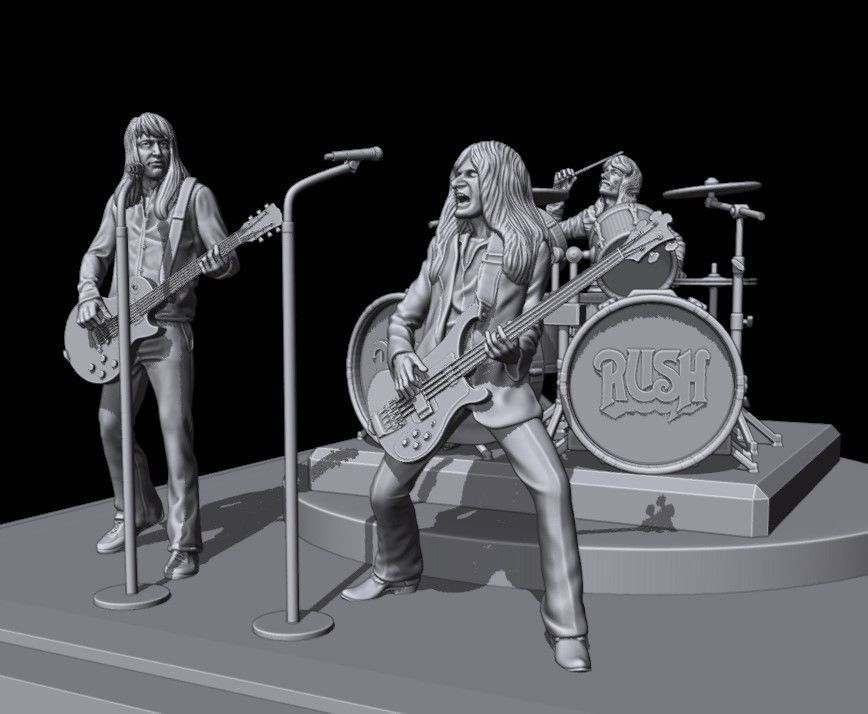 Neil Peart - Rush 3D printing 3D print model_2