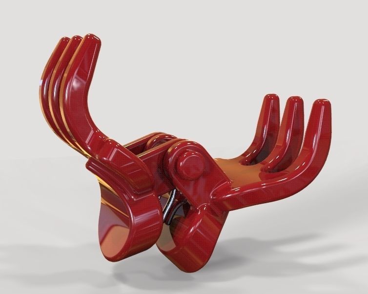 Micro Claw Clip 3D print model_29