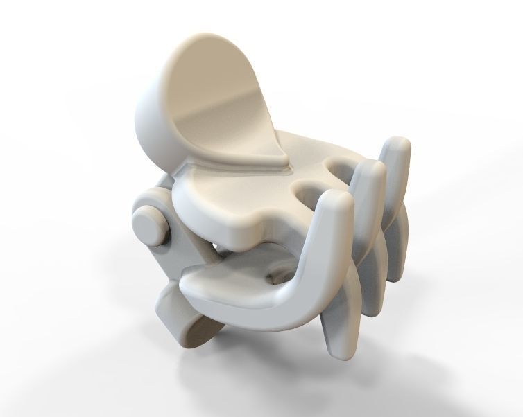Micro Claw Clip 3D print model_8