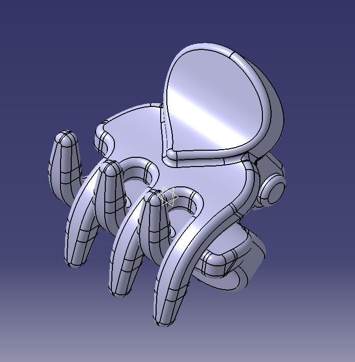 Micro Claw Clip 3D print model_35