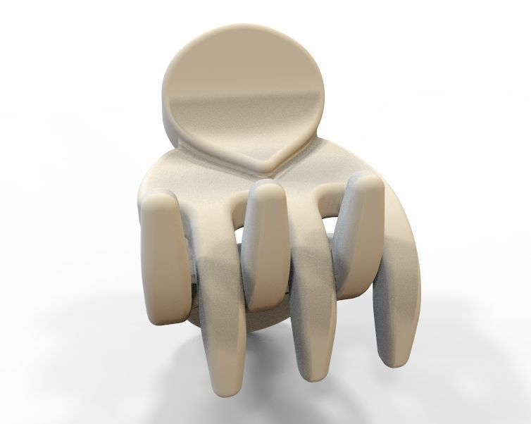 Micro Claw Clip 3D print model_6