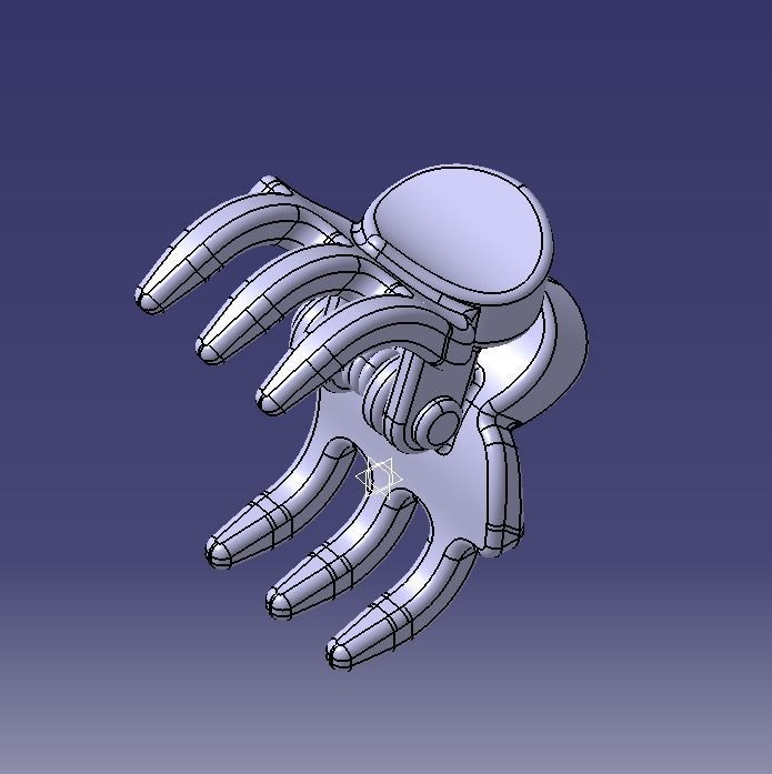 Micro Claw Clip 3D print model_43