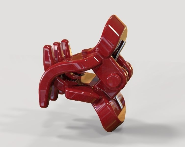 Micro Claw Clip 3D print model_25