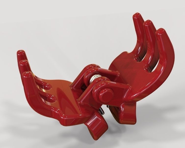 Micro Claw Clip 3D print model_32