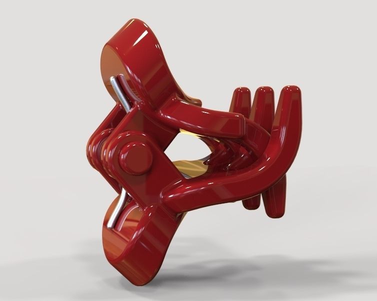 Micro Claw Clip 3D print model_22