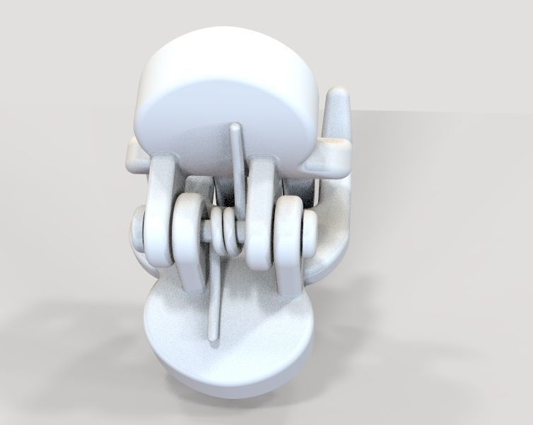 Micro Claw Clip 3D print model_10