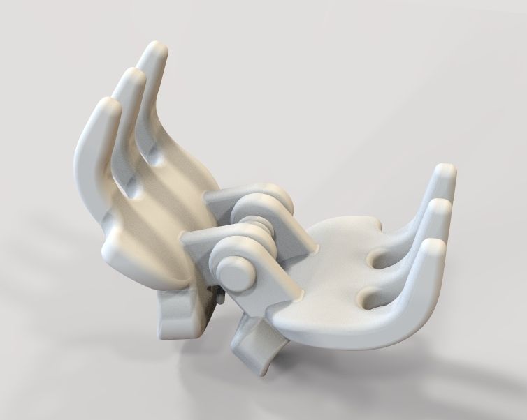 Micro Claw Clip 3D print model_20