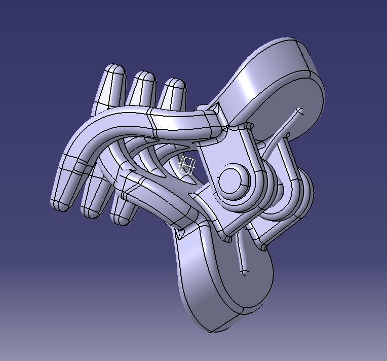 Micro Claw Clip 3D print model_50