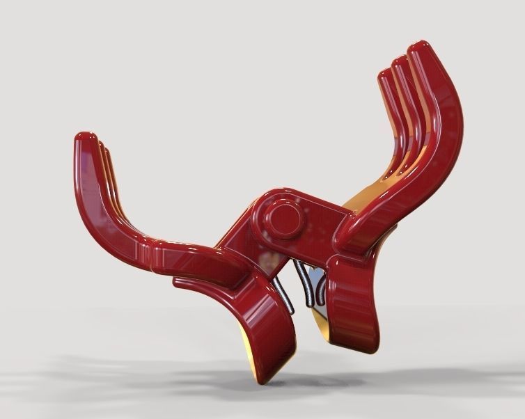 Micro Claw Clip 3D print model_33