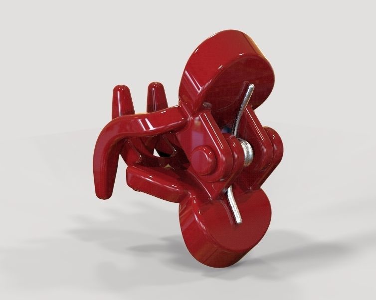 Micro Claw Clip 3D print model_26