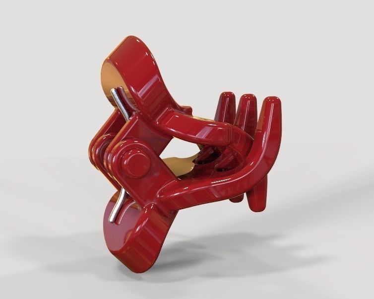 Micro Claw Clip 3D print model_28