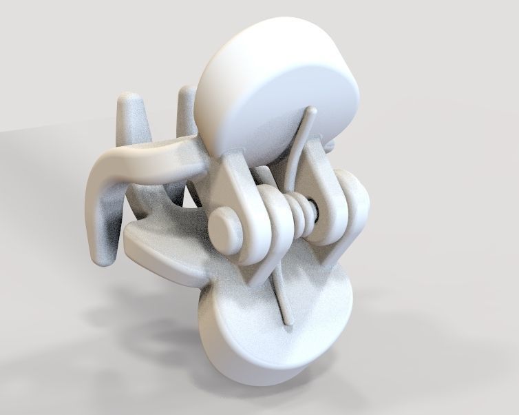 Micro Claw Clip 3D print model_11