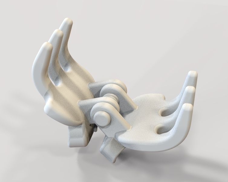 Micro Claw Clip 3D print model_18