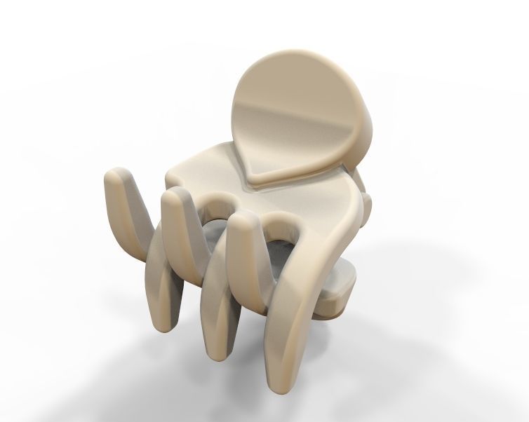 Micro Claw Clip 3D print model_5
