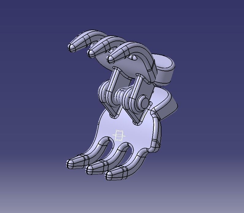 Micro Claw Clip 3D print model_45