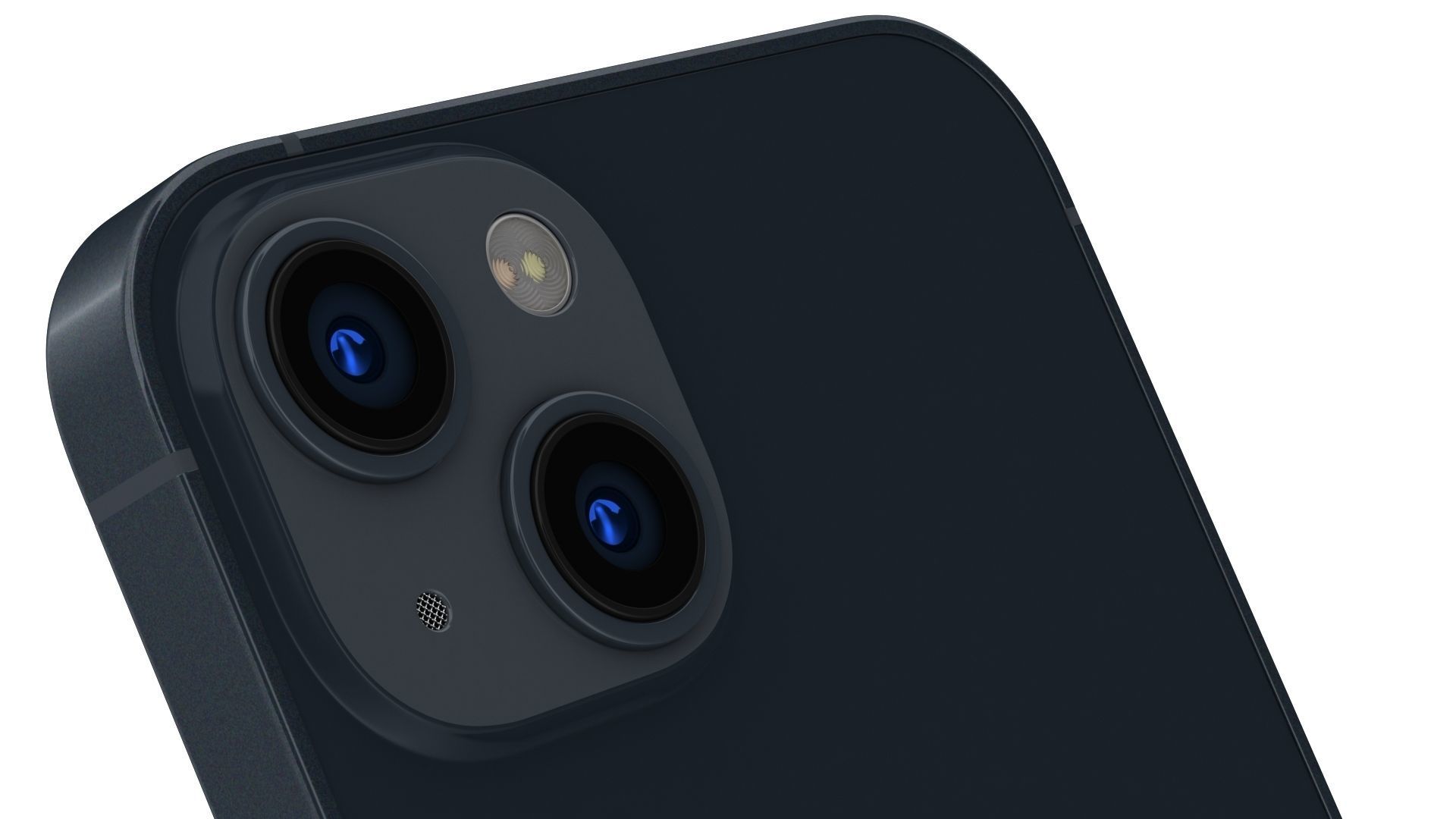 Apple iPhone 14 Midnight 3D model_4