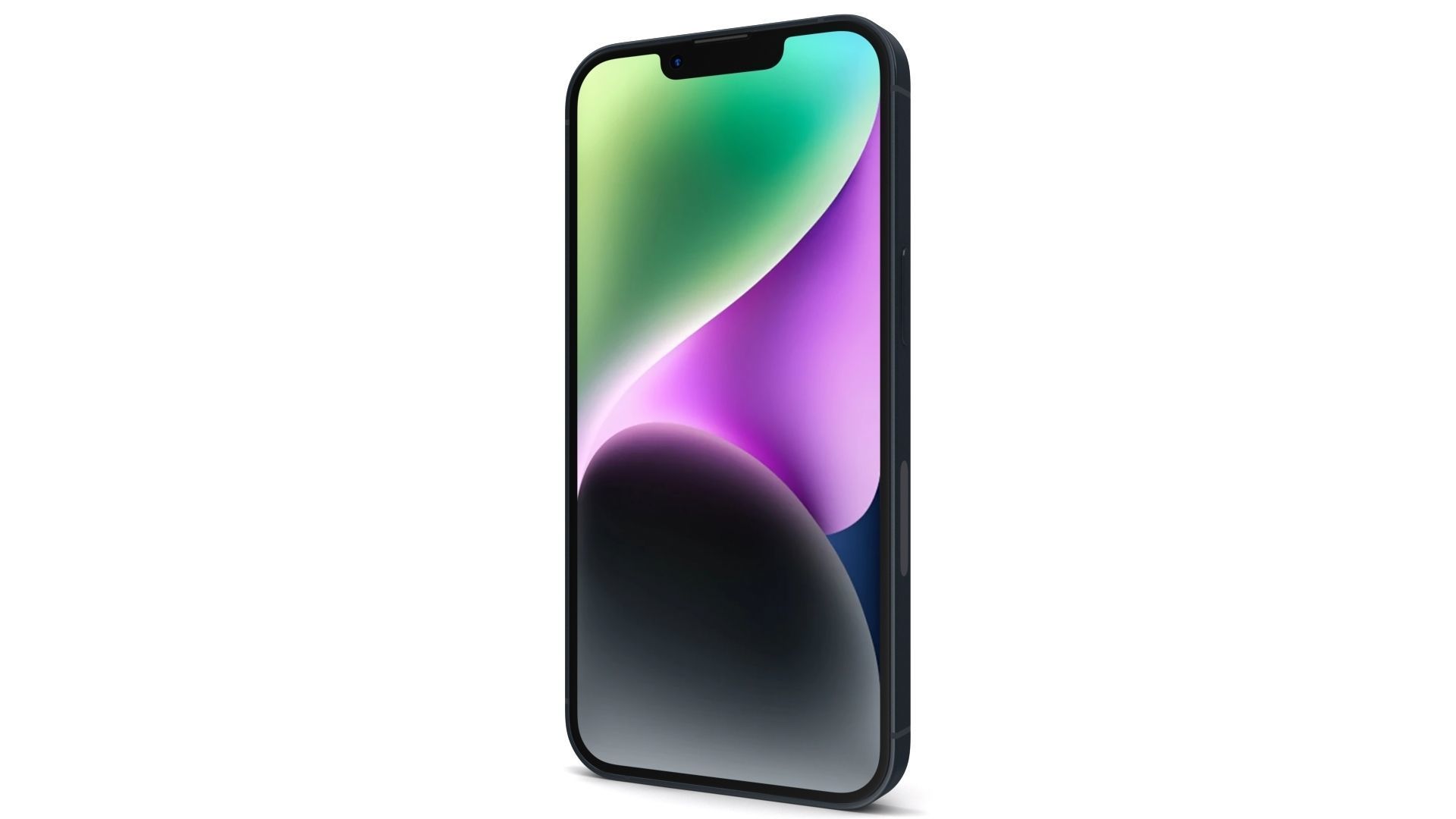 Apple iPhone 14 Midnight 3D model_1
