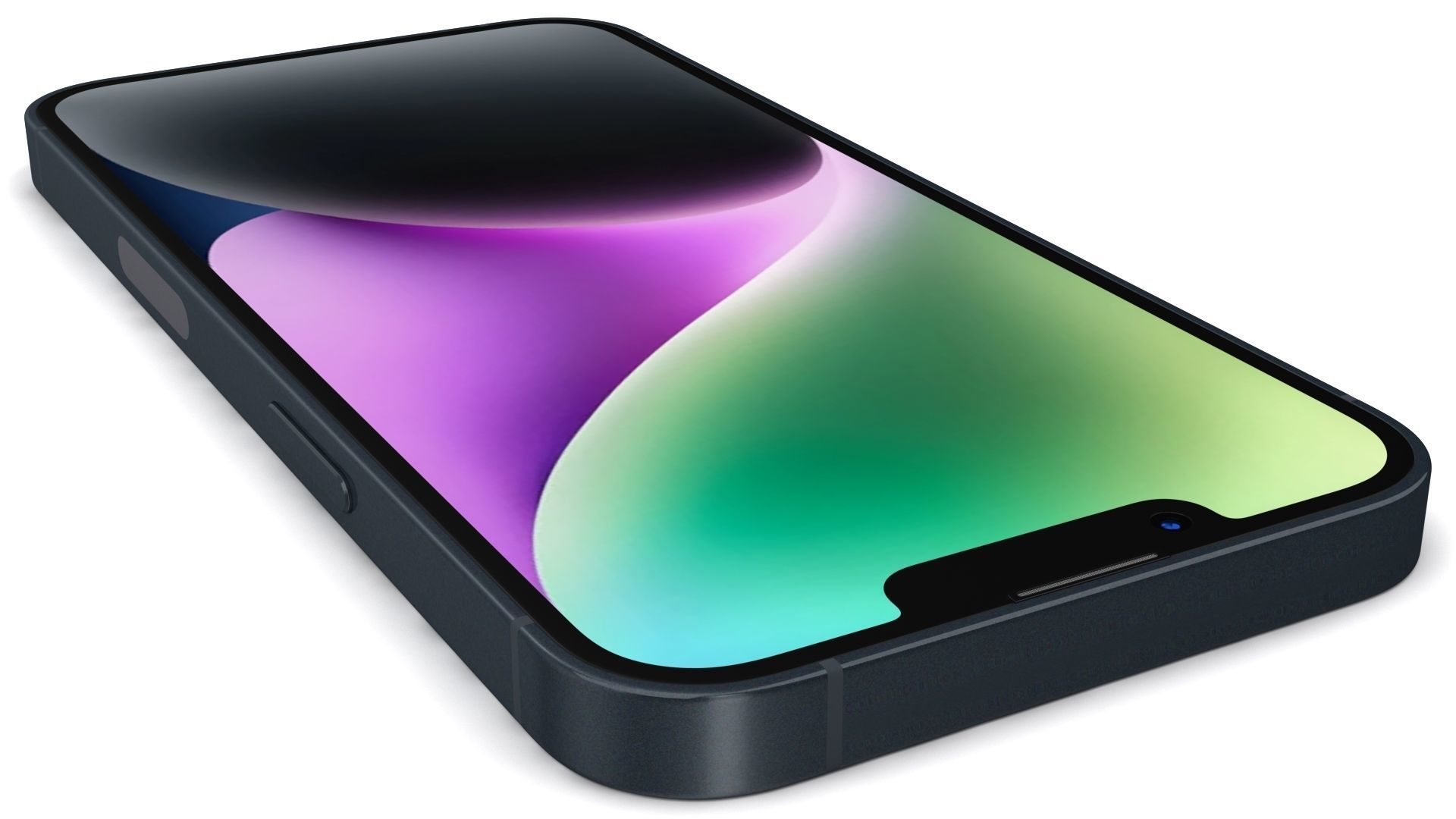 Apple iPhone 14 Midnight 3D model_7