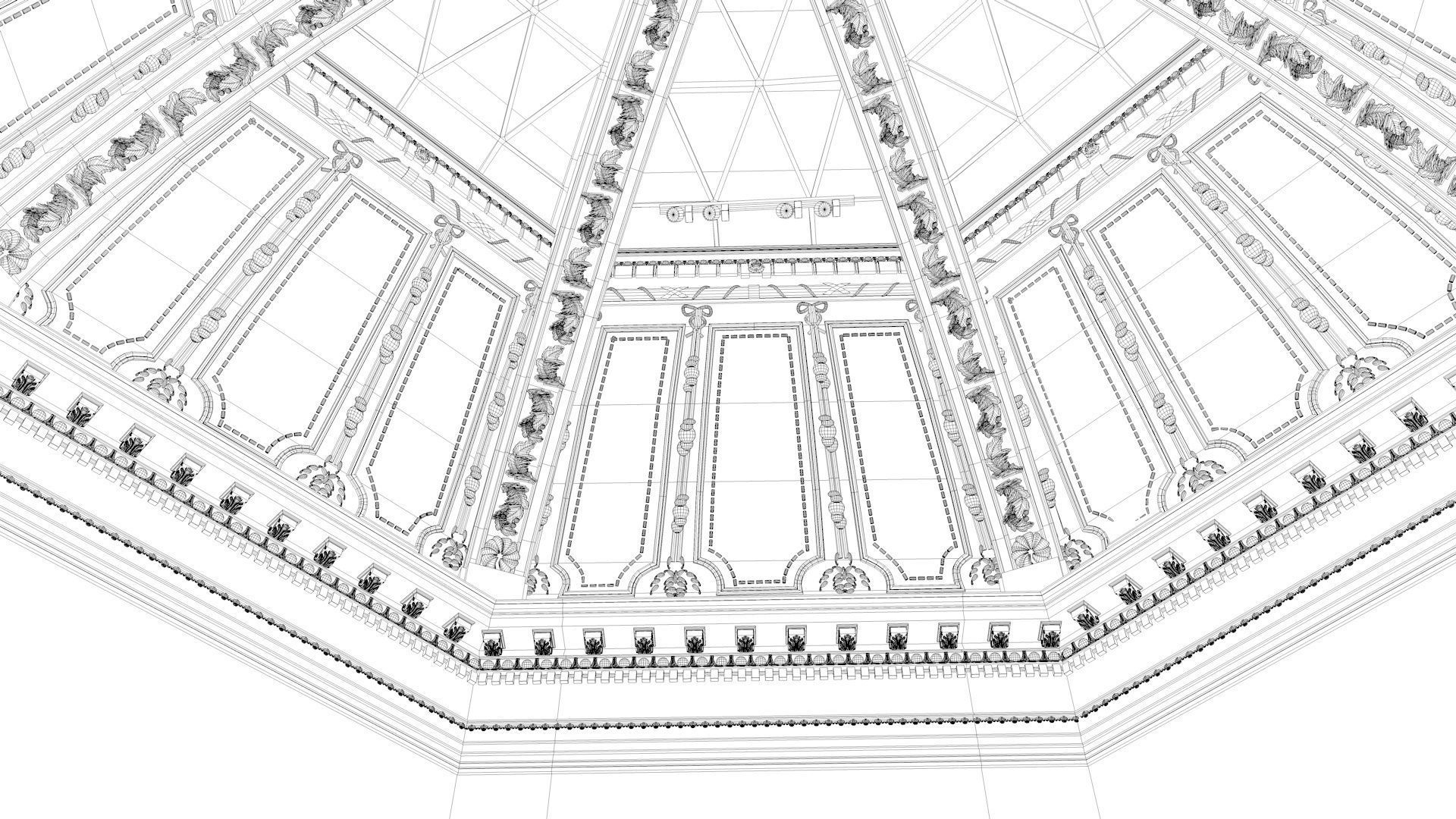 London National Gallery - Interior - Pack 3D model_27