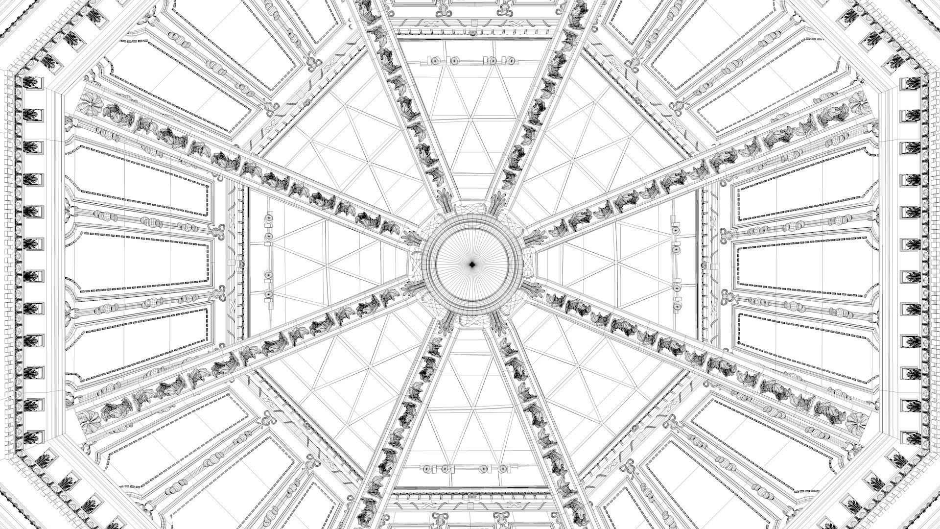 London National Gallery - Interior - Pack 3D model_23