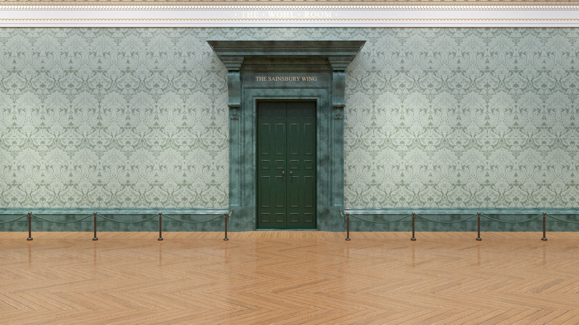 London National Gallery - Interior - Pack 3D model_59