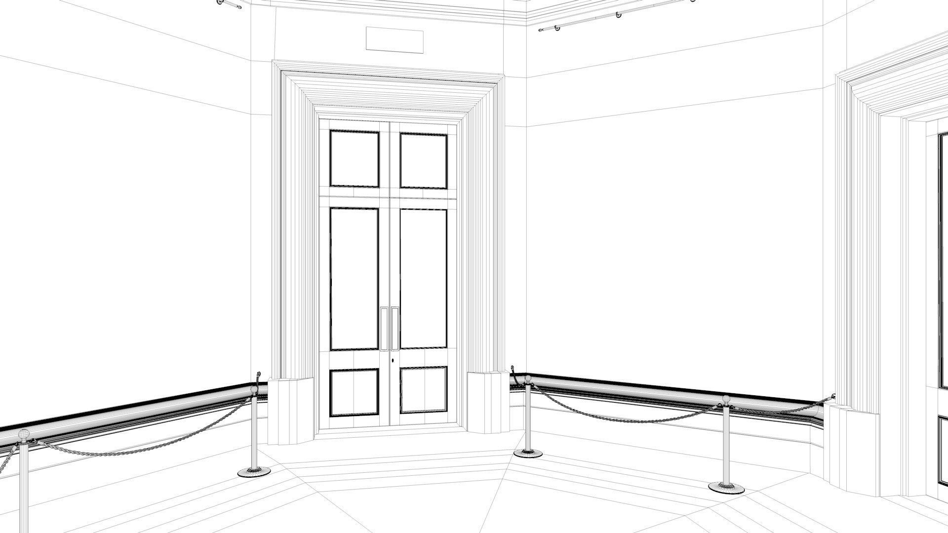 London National Gallery - Interior - Pack 3D model_34