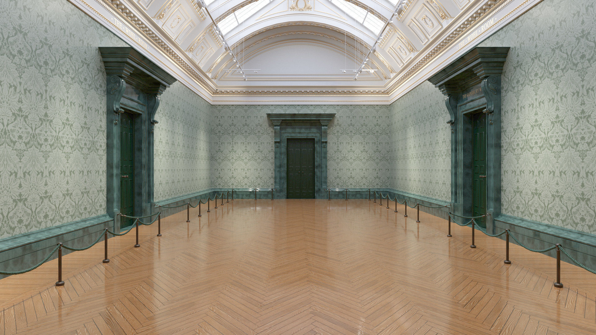 London National Gallery - Interior - Pack 3D model_53