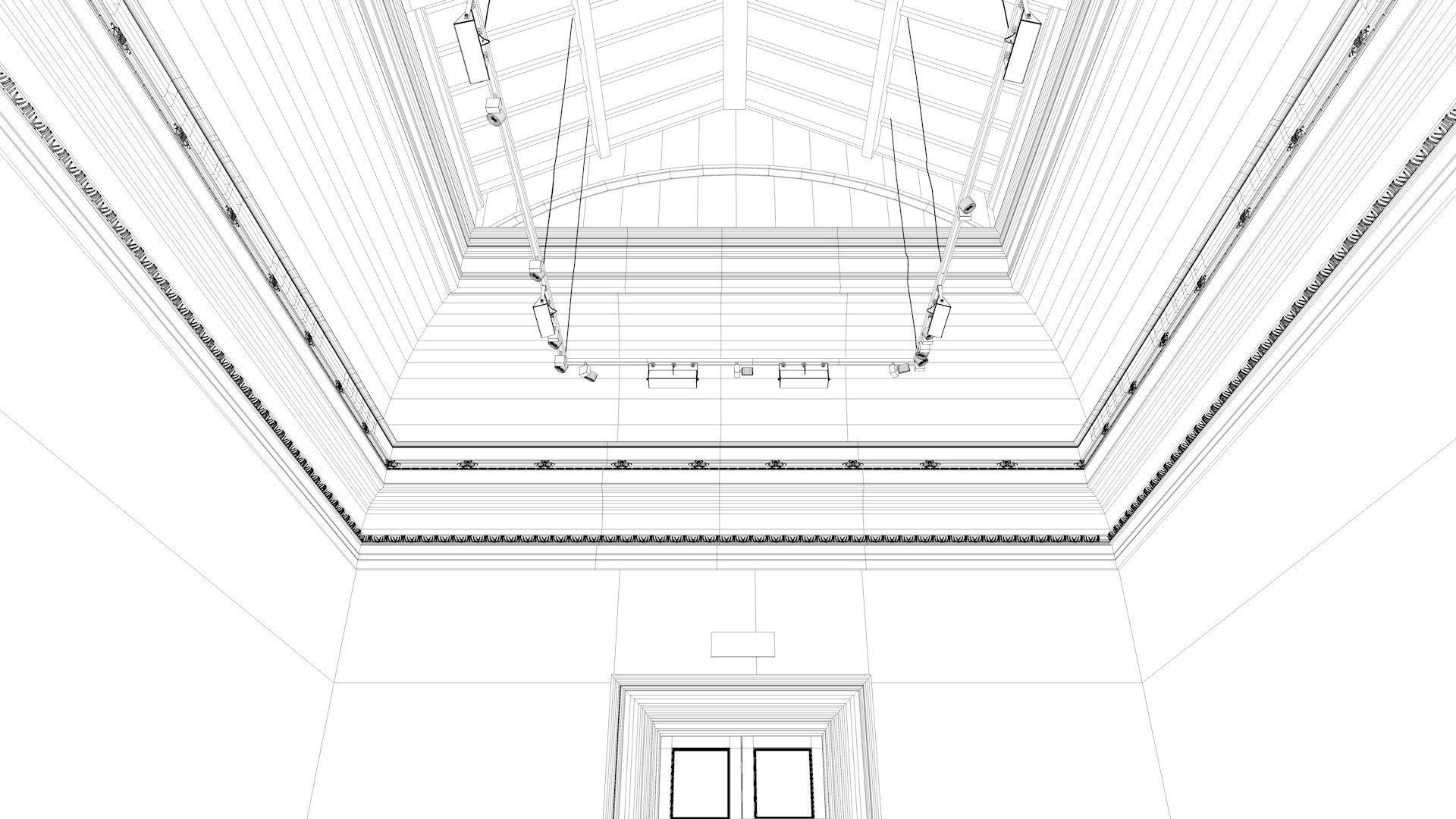 London National Gallery - Interior - Pack 3D model_13