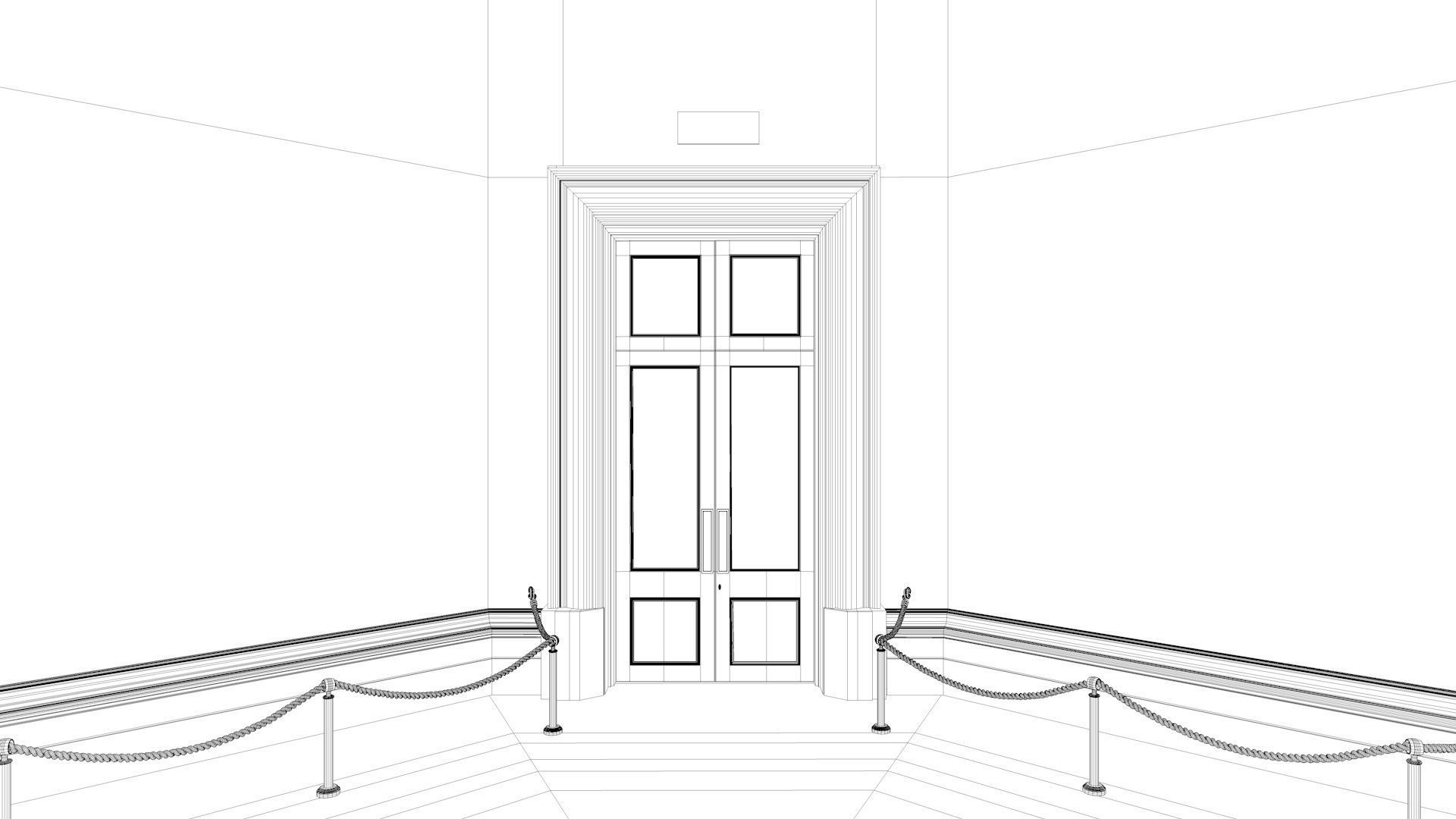 London National Gallery - Interior - Pack 3D model_29