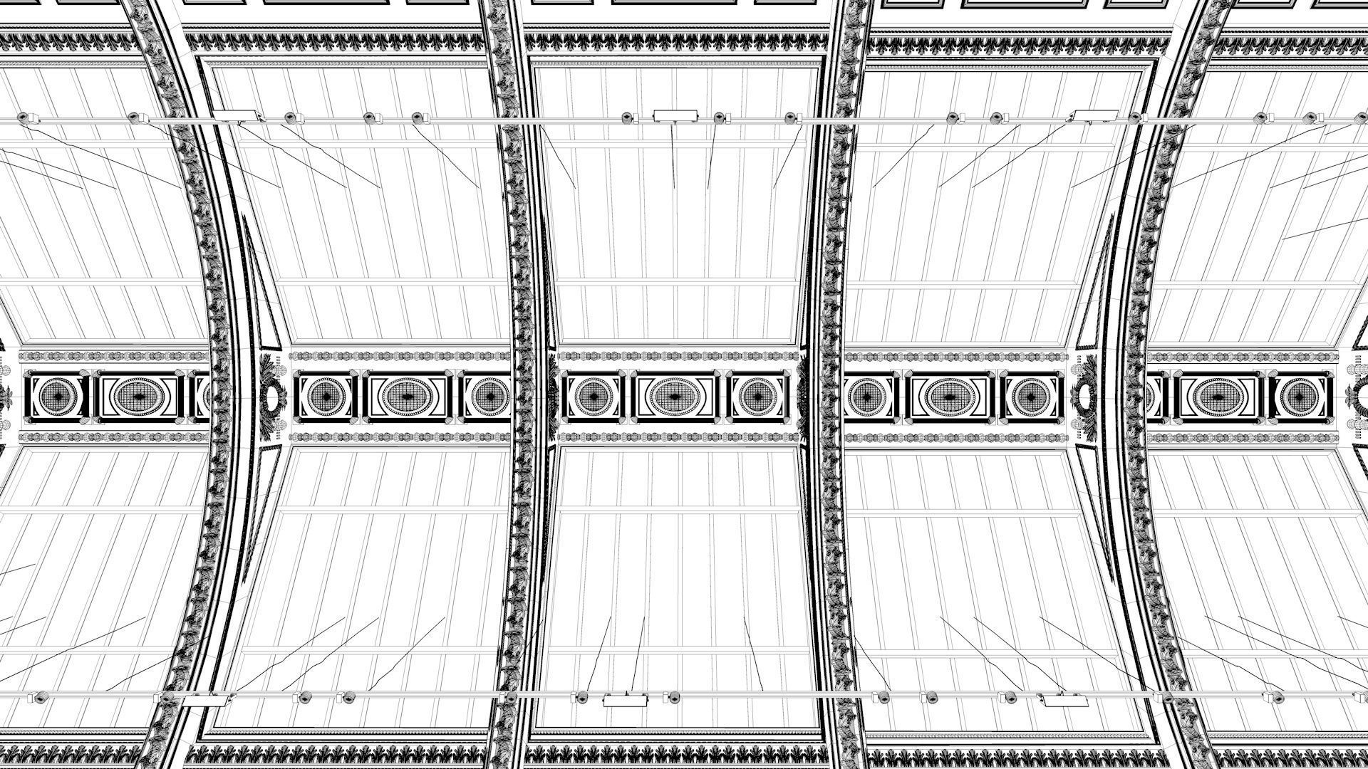 London National Gallery - Interior - Pack 3D model_58