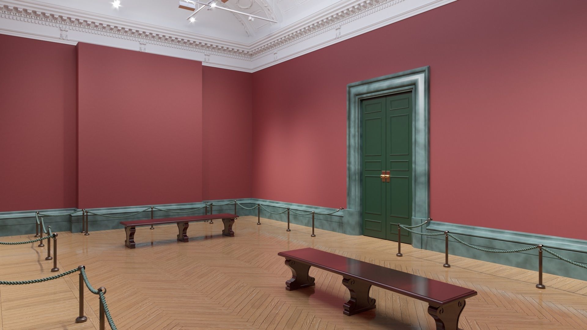 London National Gallery - Interior - Pack 3D model_47