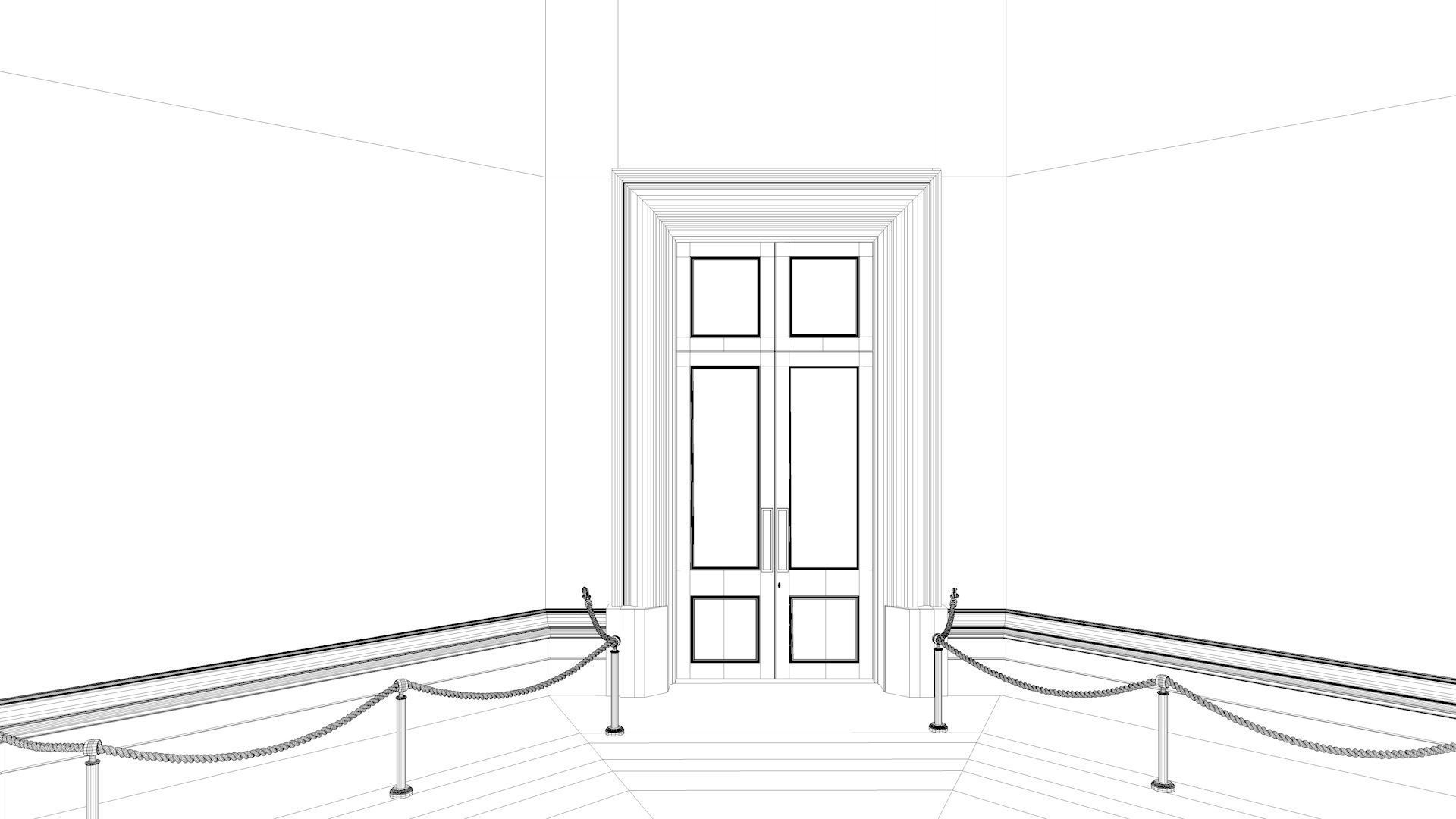 London National Gallery - Interior - Pack 3D model_25