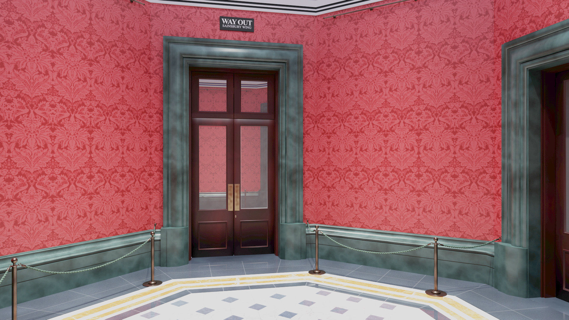 London National Gallery - Interior - Pack 3D model_33