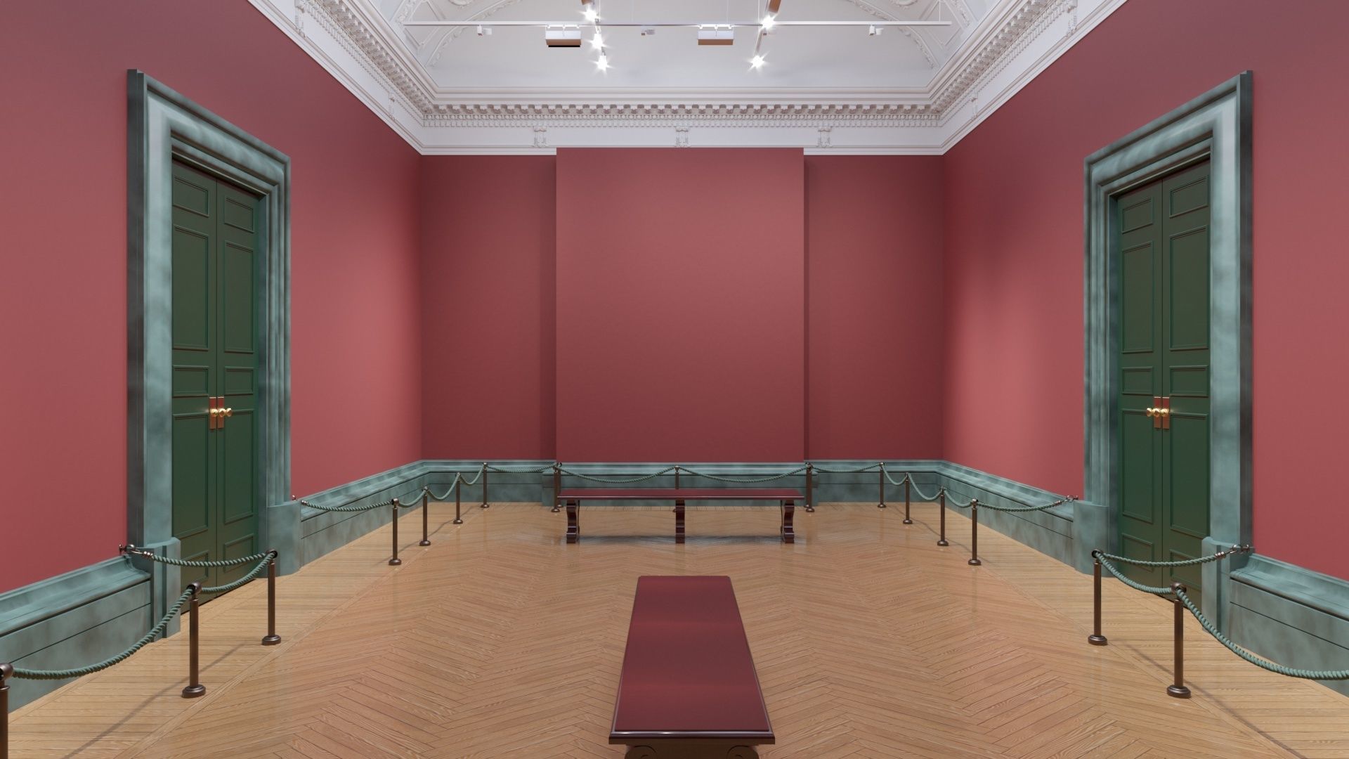 London National Gallery - Interior - Pack 3D model_43
