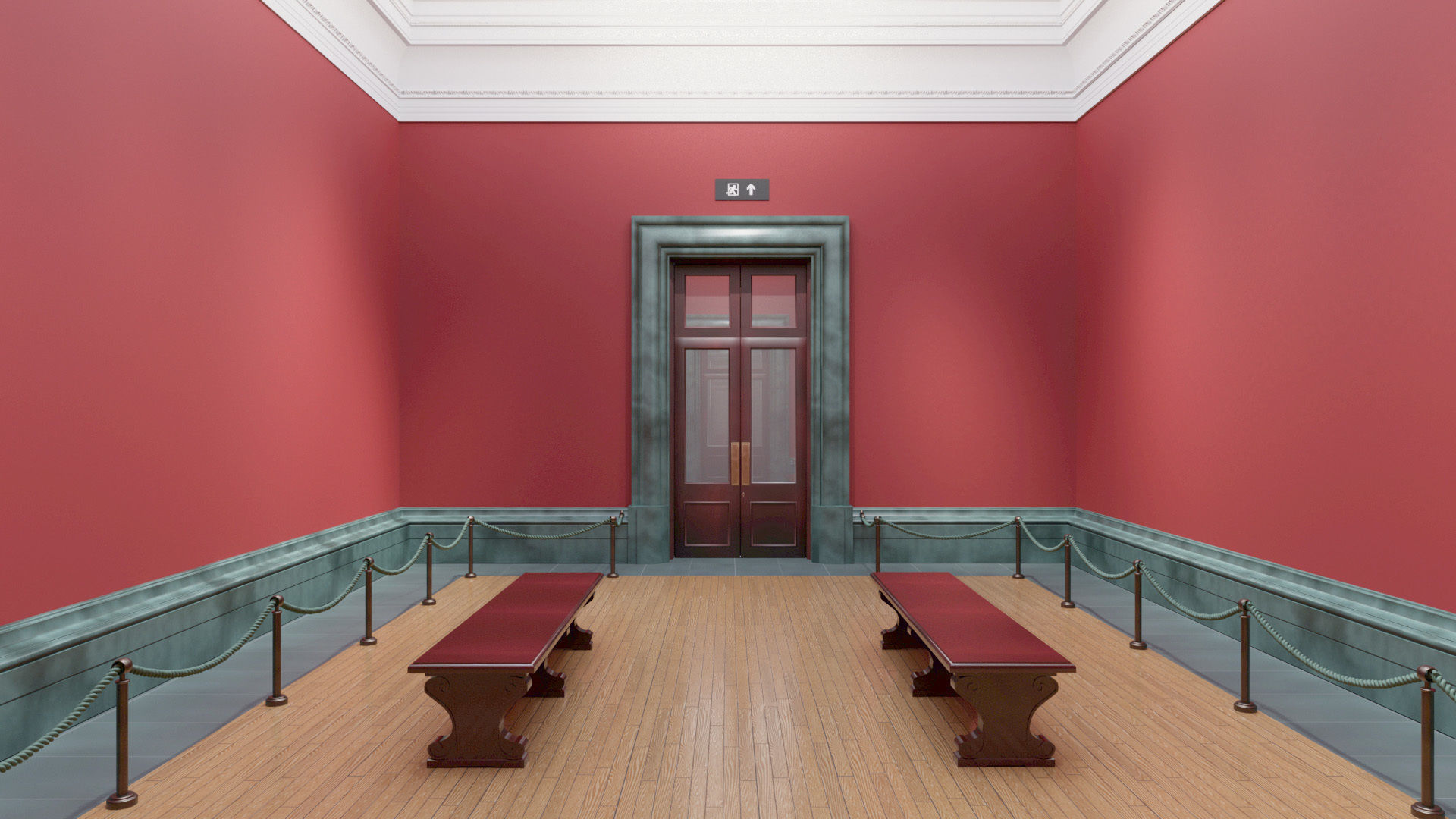 London National Gallery - Interior - Pack 3D model_16