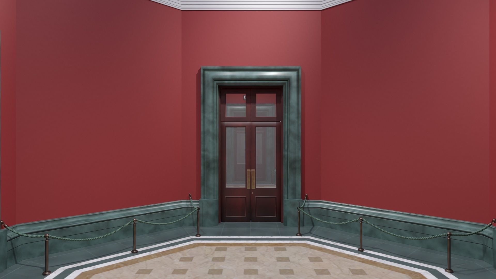 London National Gallery - Interior - Pack 3D model_30