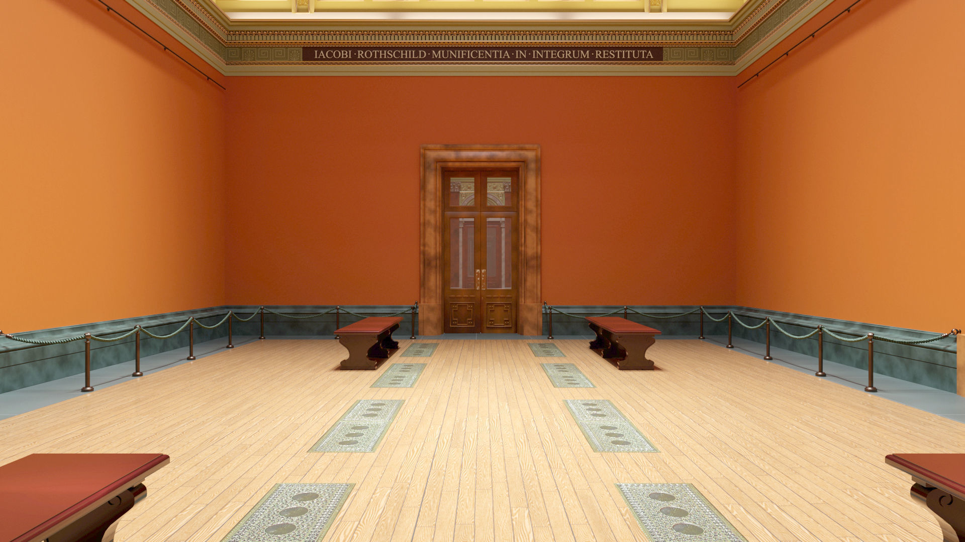 London National Gallery - Interior - Pack 3D model_2