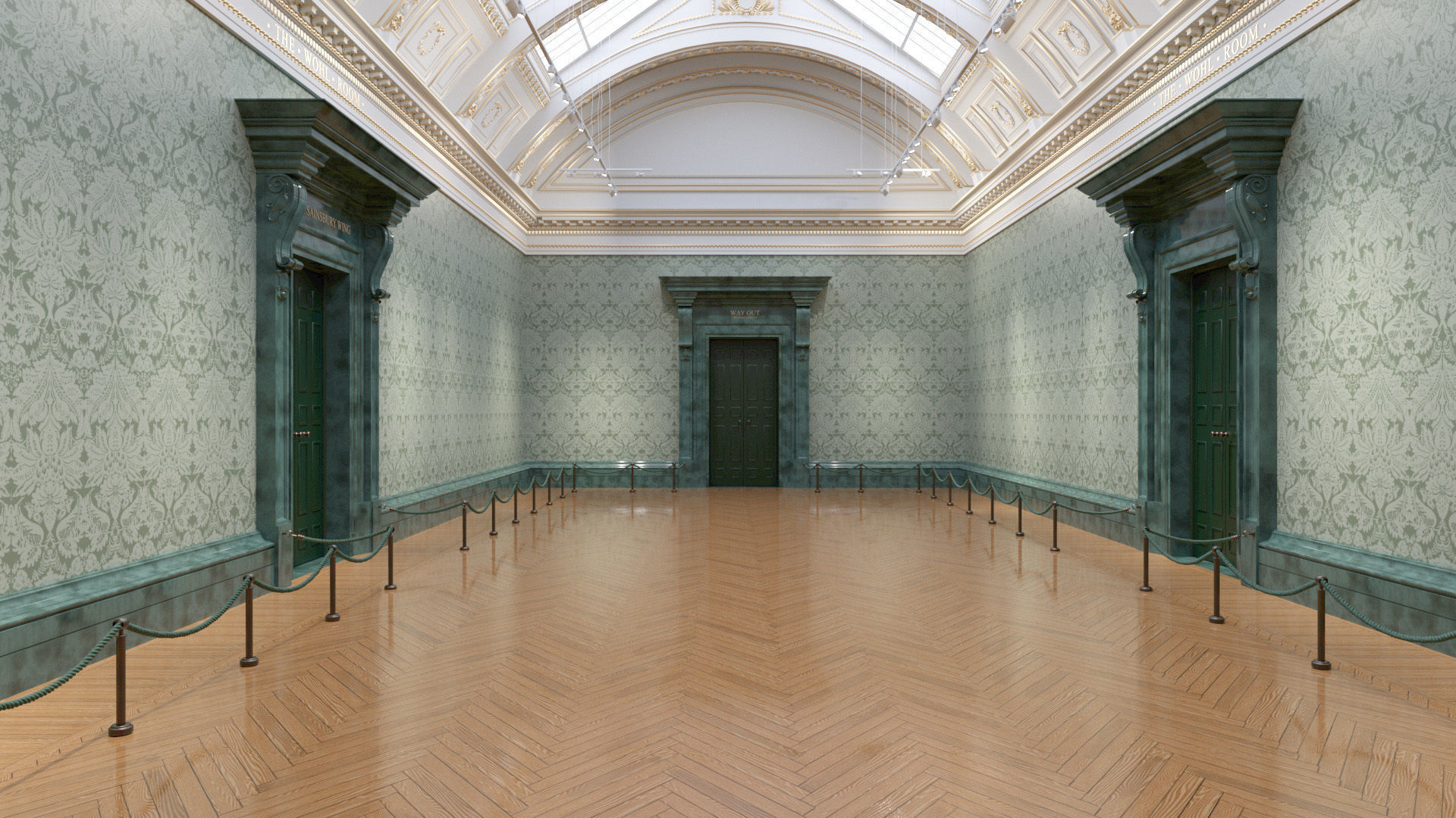London National Gallery - Interior - Pack 3D model_51