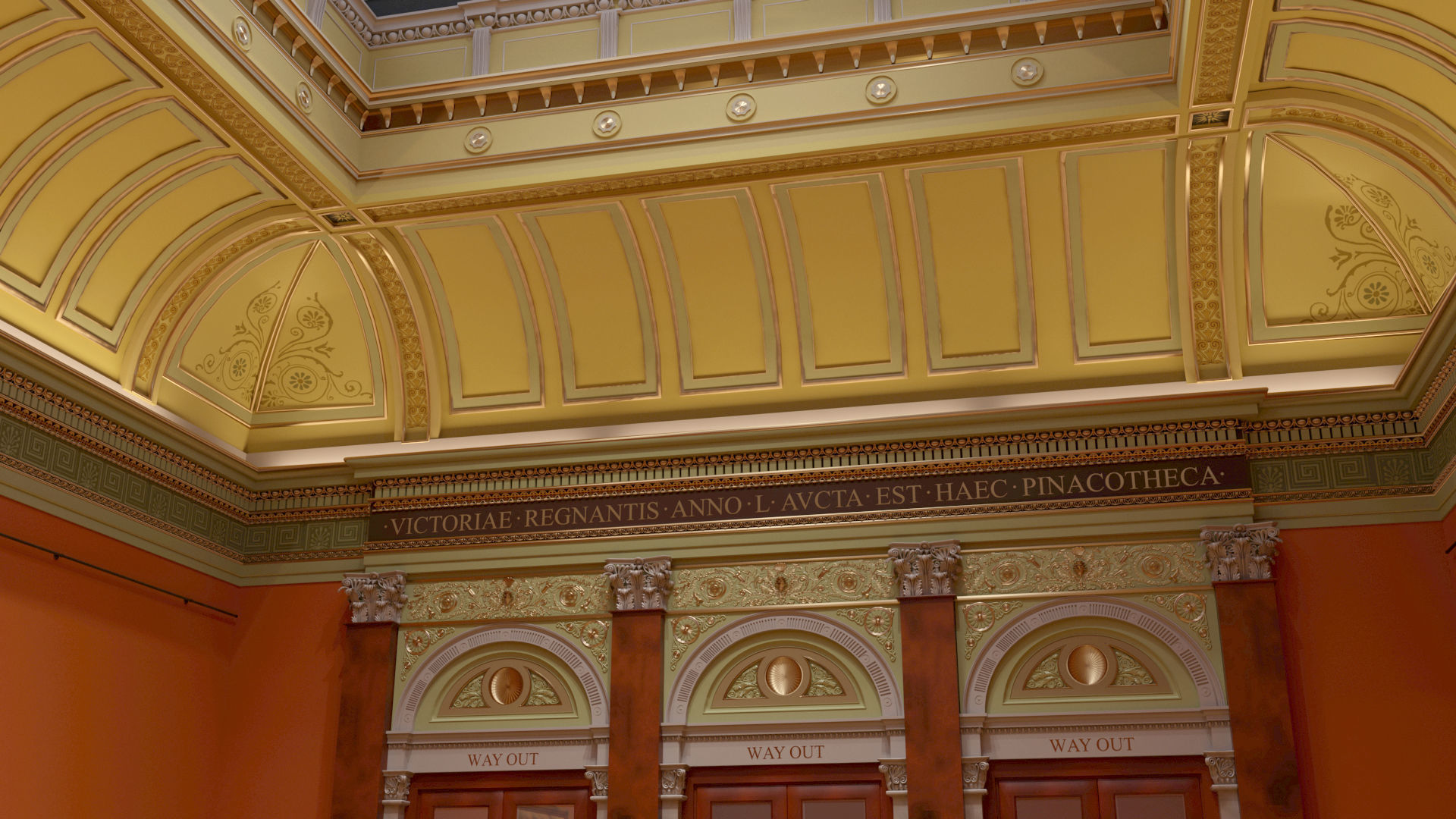 London National Gallery - Interior - Pack 3D model_8