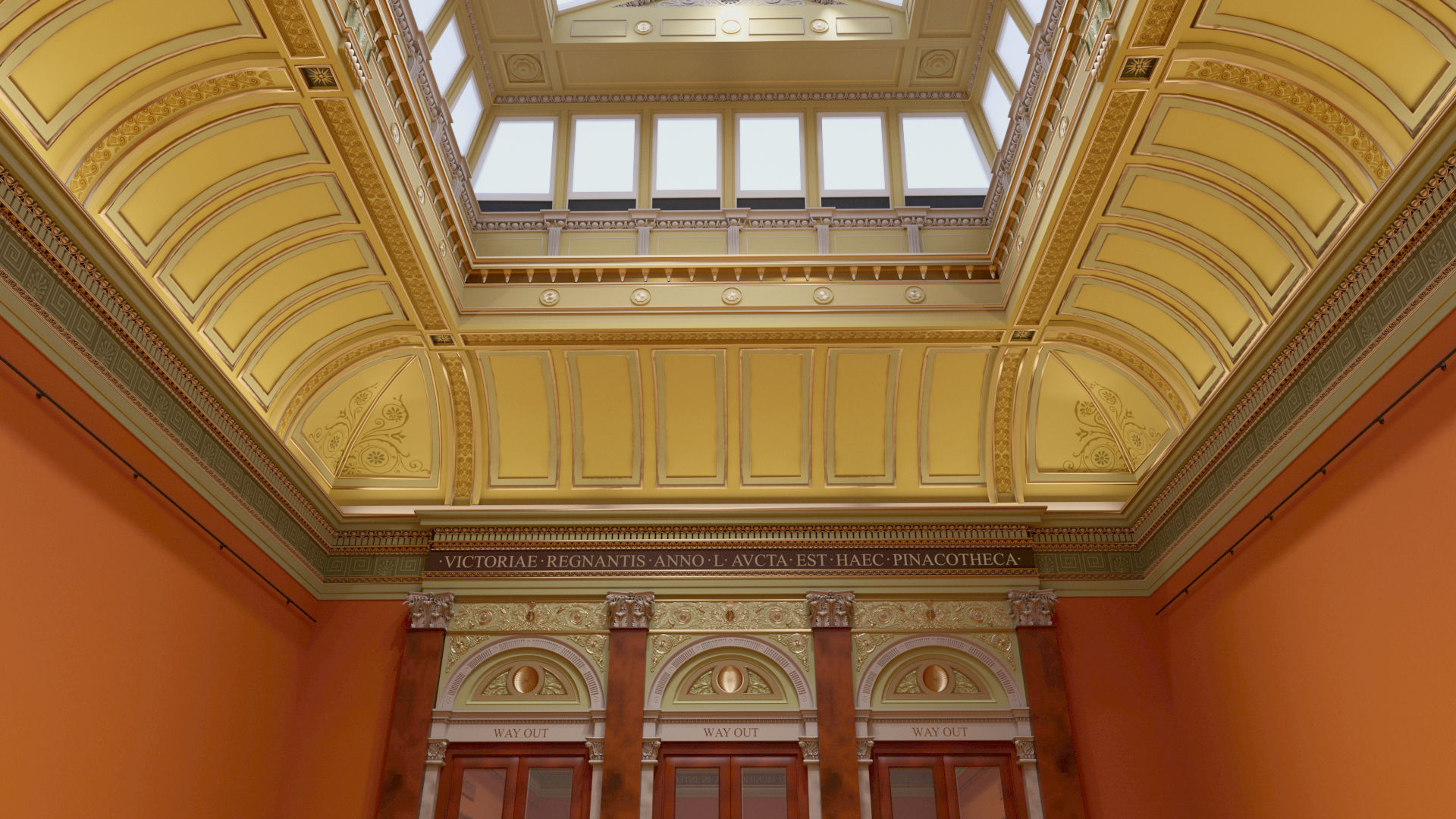 London National Gallery - Interior - Pack 3D model_6