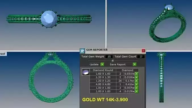 vintage solitaire engagement ring